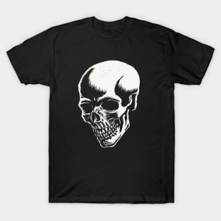 Skull Linocut T-Shirt